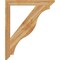Ekena Millwork Funston Slat Rough Sawn Bracket, Western Red Cedar, 4"W x 40"D x 48"H BKT04X40X48FST06RWR - alternate 2